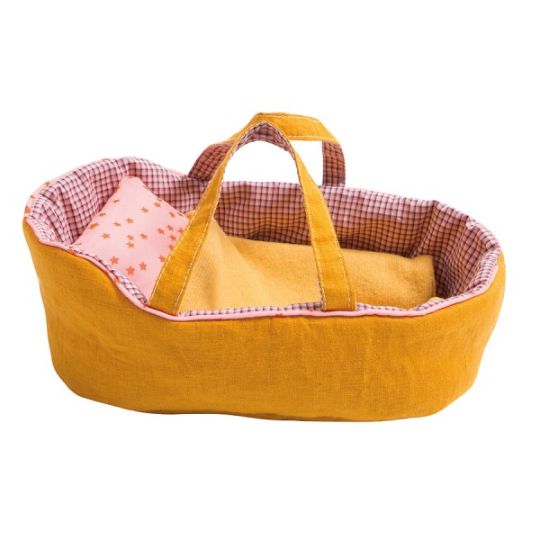 Moulin Roty Tragetasche mittel gelb mit Inhalt