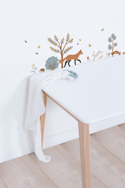 Lilipinso Wandsticker Waldleben Fuchs Hase Igel