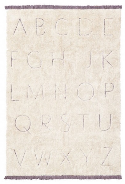 Lorena Canals Teppich ABC waschbar 140x200 Rugcycled M