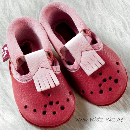 Pololo Lauflernschuhe Andale Himbeere Gr.18/19