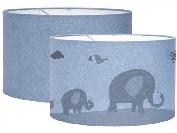 Little Dutch runde Hängelampe Silhouette Zoo Blue