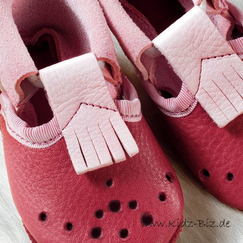 Pololo Lauflernschuhe Andale Himbeere Gr.18/19