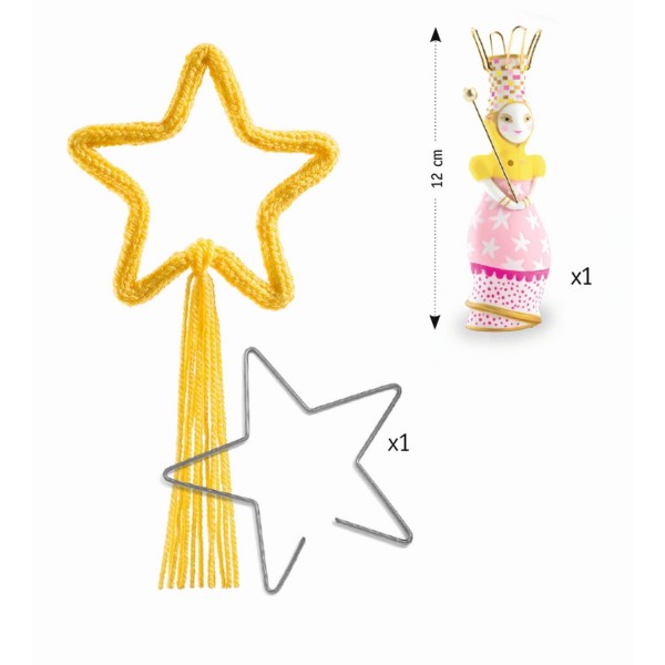 Djeco Handarbeit Strickliesel Prinzessin 7+