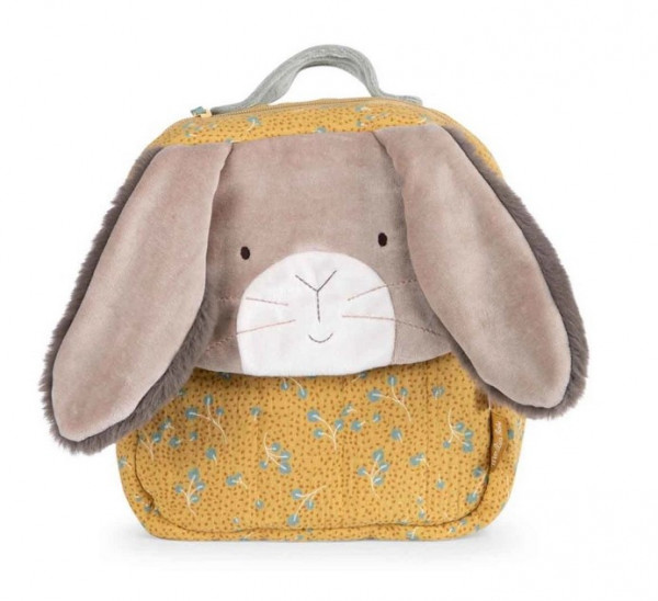 Moulin Roty Trois Lapins Stoffrucksack Hase ocker