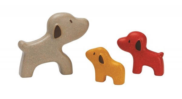 Plantoys Holzpuzzle Hunde 18+