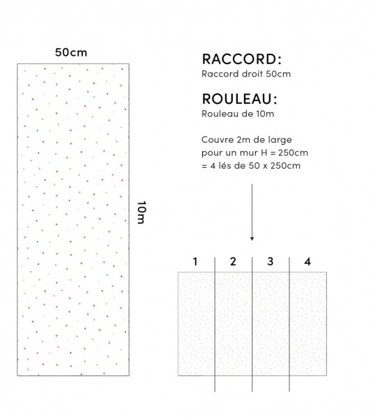 Lilipinso Vliestapete Stars Mix Colours Kinderzimmertapete