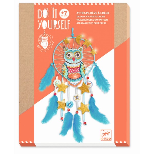 Djeco Traumfänger basteln goldene Eule 7+
