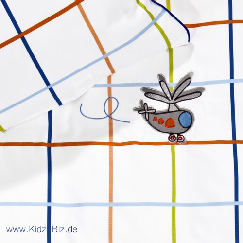 My Julius Kinderbettwäsche Helicopter 100x135cm