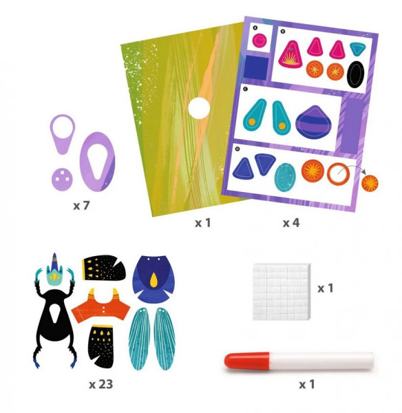 Djeco Papierkunst 3D Käfer 7+