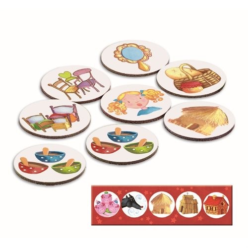 Djeco Memory Spiel Märchen Es war einmal 4+