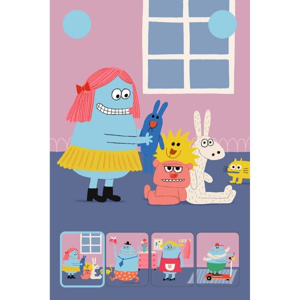 Djeco Kartenspiel Quartett Mini Monster 4+