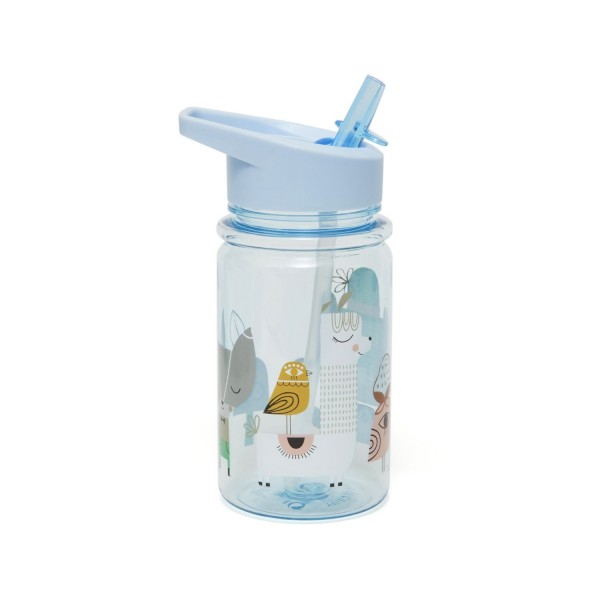 Petit Monkey Trinkflasche Lama and Friends hellblau