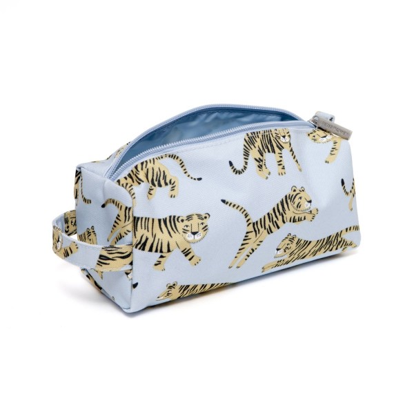 Petit Monkey Schlampermäppchen Tiger graublau