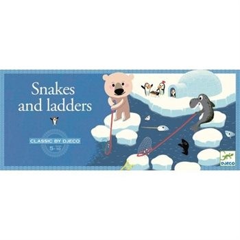 Djeco Spieleklassiker Snake and ladders 5+