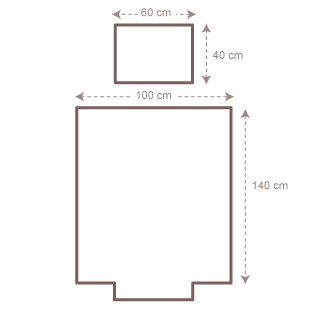 Bemini by Babyboum Kinderbettwäsche Melow Round cacao 100x140cm