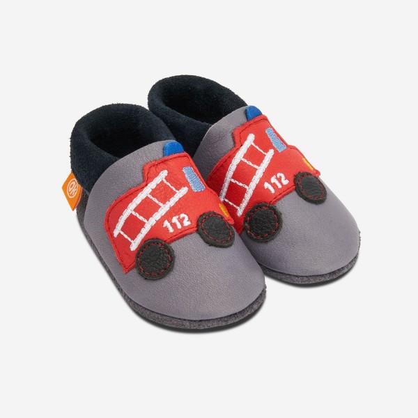 Orangenkinder Krabbelschuhe Feuerwehrauto 22/23