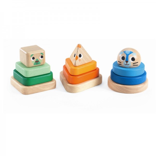 Djeco Formen Legespiel Pyramidau 2+