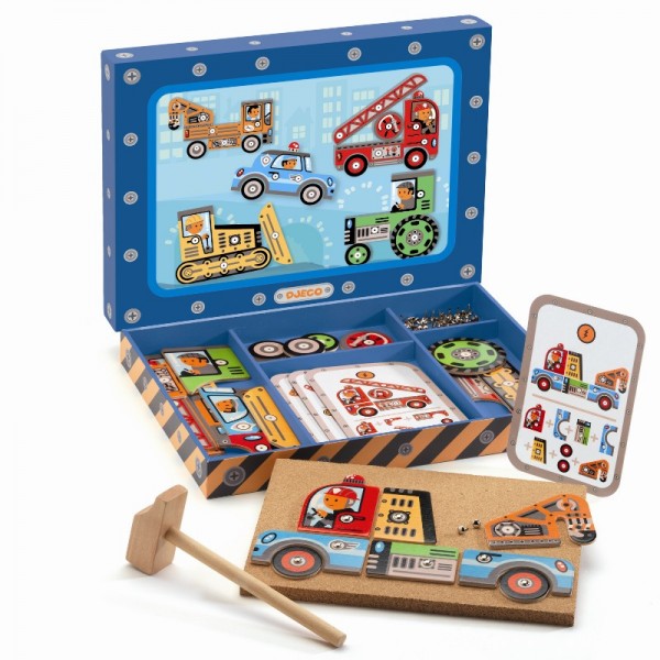 Djeco Hammerspiel Fahrzeuge Tap Tap 4+
