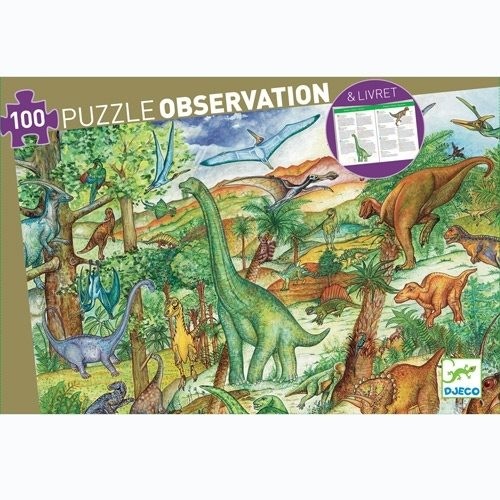 Djeco Puzzle Dinosaurus 100 Teile 5+