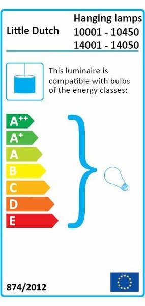 Little Dutch runde Hängelampe Silhouette Zoo Pink