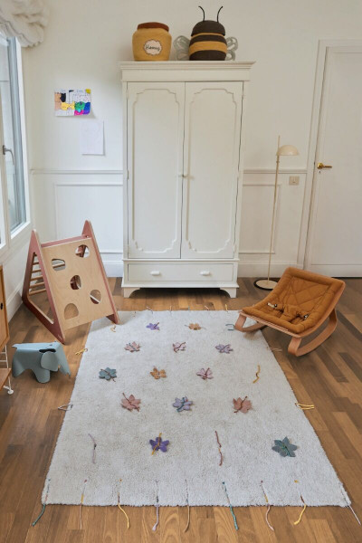 Lorena Canals Kinderteppich Wildblumen 120x160cm