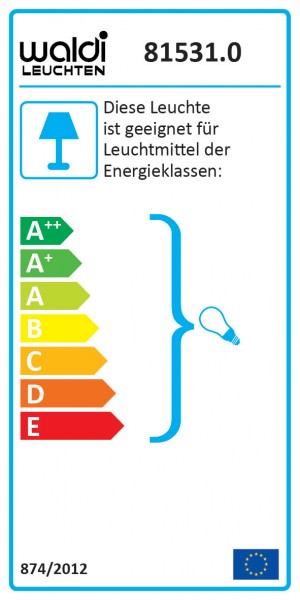 Waldi 81531.0 Tischleuchte Bubbles XL blaugrau