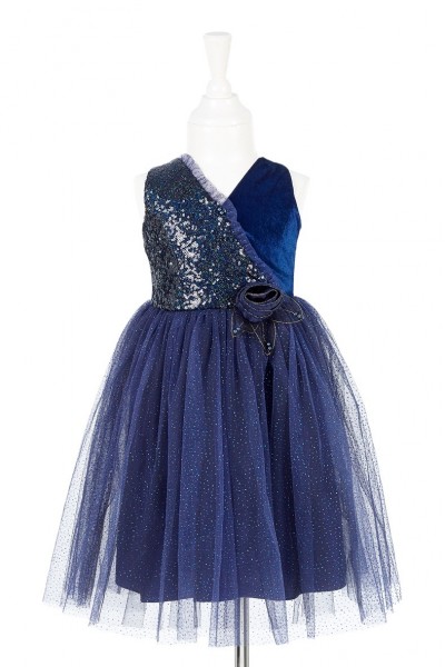 Souza Kostüm Kleid Marie-Ine blau 3-4 Jahre