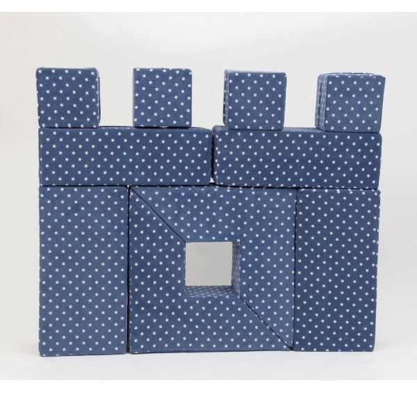 Plumplori Spielwürfelset Batu Sterne blau