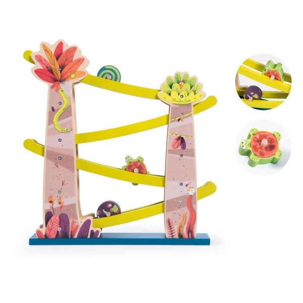 Moulin Roty Dschungel Kugelbahn 1+