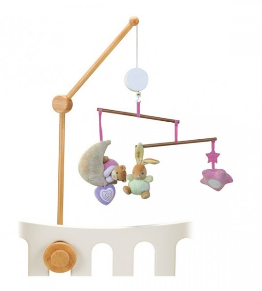 Kaloo Plume Musik Mobile pink-natural