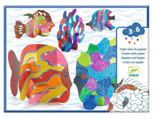 Djeco Mal und Bastelset Unter Wasser 3+
