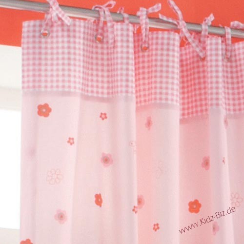 Kinderstoff vichy Karo orange