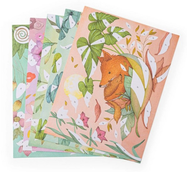 Moulin Roty Bastelset Metallfolien Bilder 6+