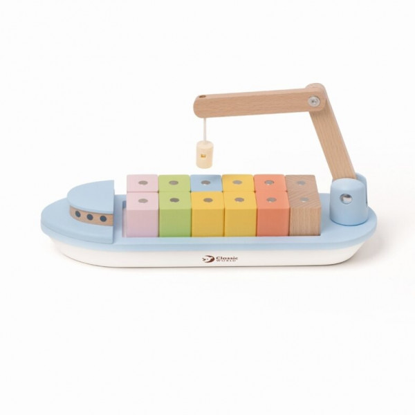 Classic World Magnetspiel Frachtschiff 3+