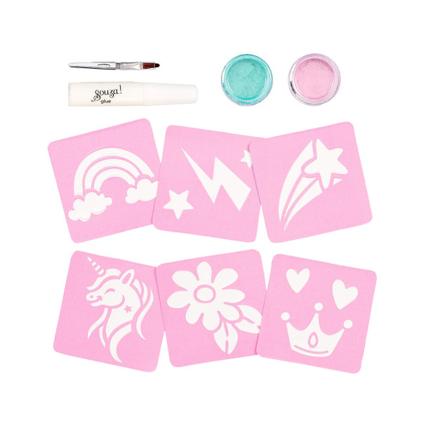 Souza for Kids Glitzer Tattoo Set Einhorn 3+