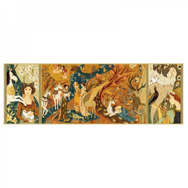 Djeco Puzzle Lady mit Einhorn 500 Teile 8+