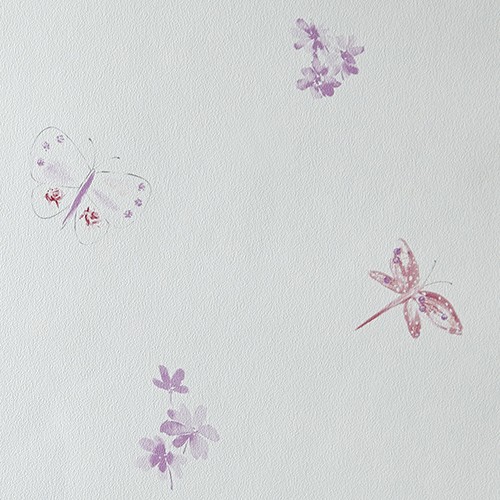 Caselio Oh La La Schmetterlingtapete lila 66195012