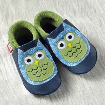 Pololo Krabbelschuh Eulalia blau 18/19