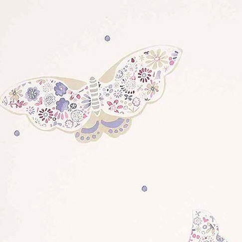 Camengo Schmetterling Tapete lila 9850365