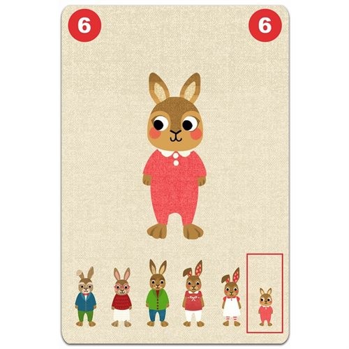 Djeco Kartenspiel Familou Quartettspiel 5+