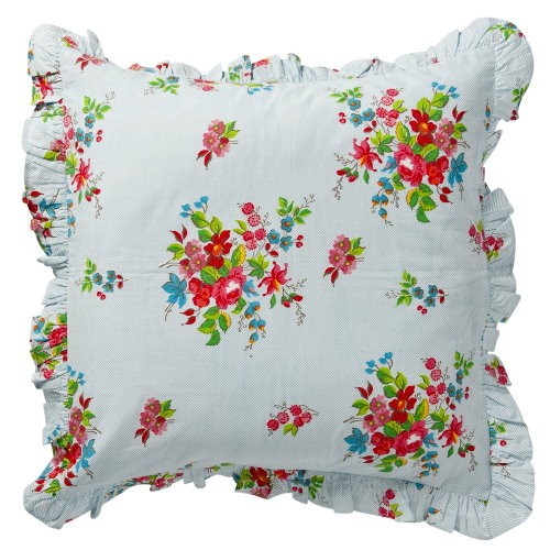 Room Seven Kissenbezug Flowers 50x50 hellblau