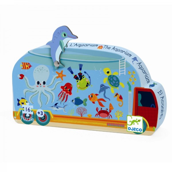 Djeco Formenpuzzle Aquarium 3+