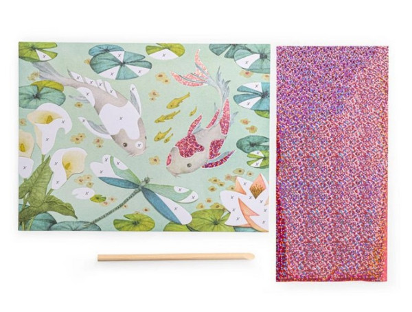 Moulin Roty Bastelset Metallfolien Bilder 6+