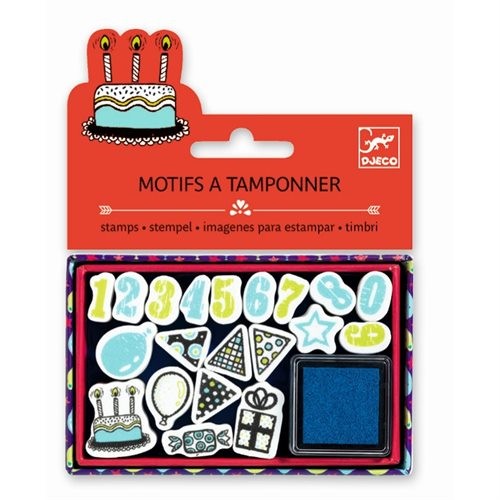Djeco Mini Craft Pack Stempel Birthday 4+