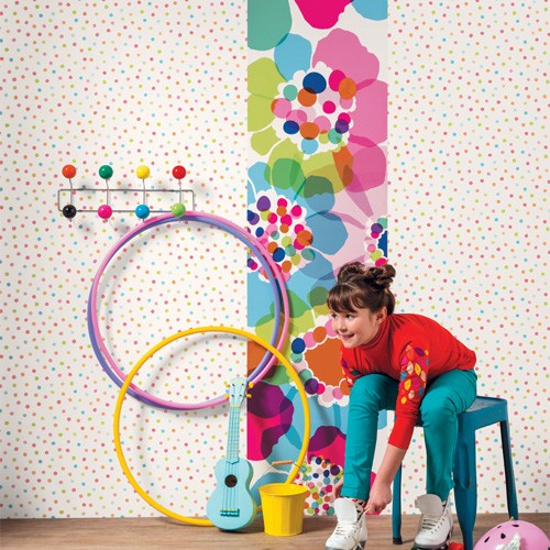 Caselio OhLaLa Punktetapete bunt 66255049