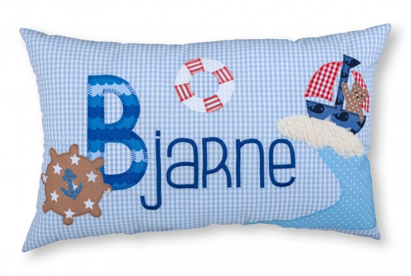 Crepes Suzette Namenskissen Auf dem Meer Bjarne