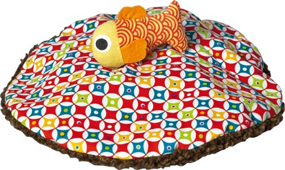 Ebulobo Schmusetuch 2 Seiten Bärchen und Fisch