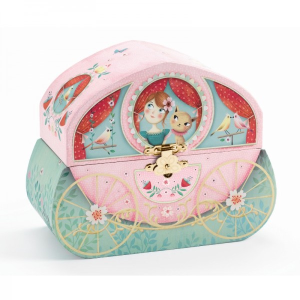 Djeco Schmuckkästchen mit Musik Prinzessinnenkutsche 4+