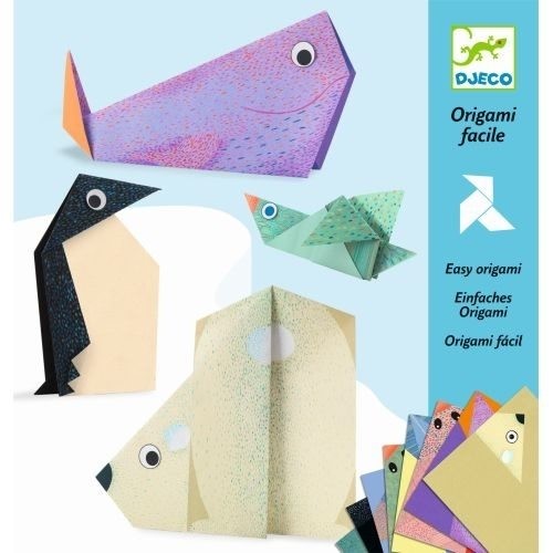 Djeco Origami Bastelset Polar Animals 4+