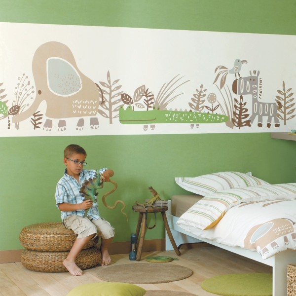 Caselio Surprise Unitapete Dschungelgrün 14297422